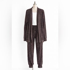 Grey and Burgundy  Gap Sweater and Jogger Set Size M